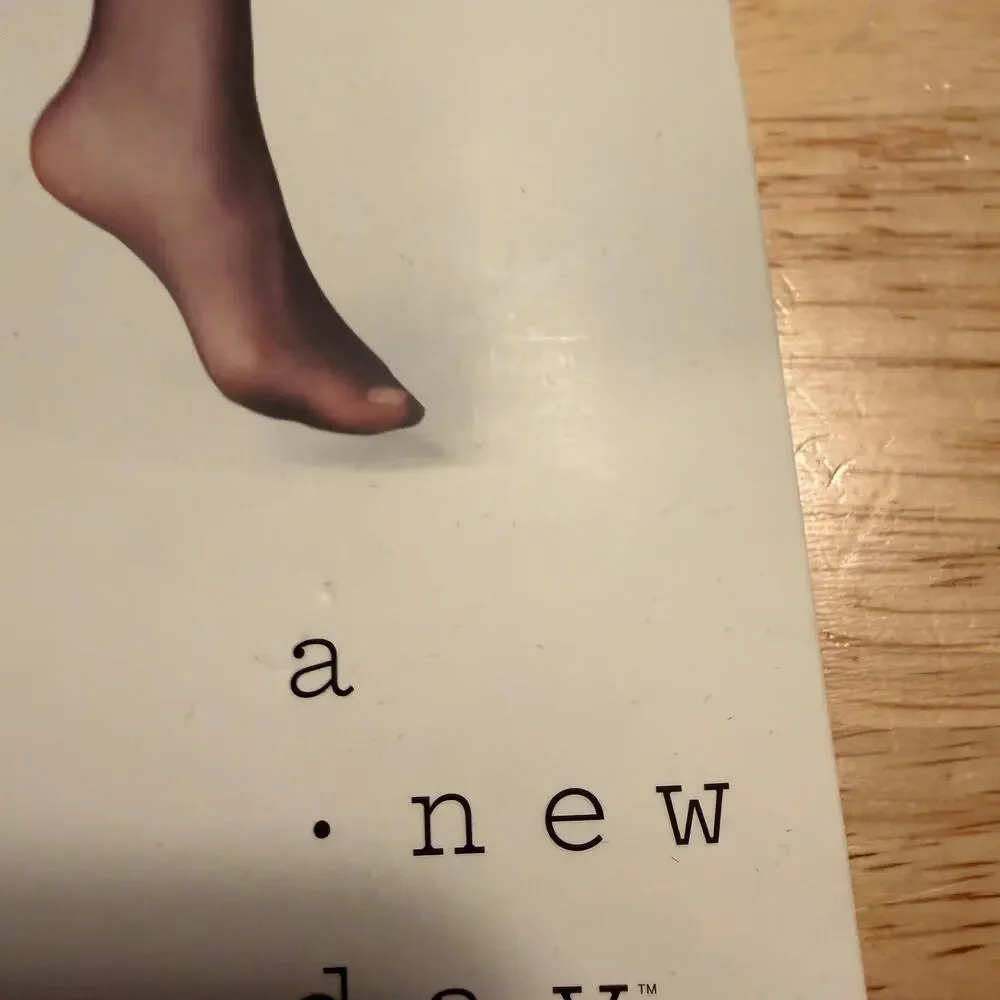 A New Day Women's Black Control Top Sheer Pantyhose - Size Medium/Large - NWT